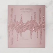 バラ金ゴールドグリッタードリップスキンセアニェラテーブル プレイスカード (外部開封)