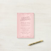 バラ金ゴールドグリッタードリップスグランドオープニングサロン ポストイット (デスク上)