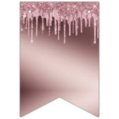 バラ金ゴールドグリッタードリップスサプライズ退職 バンティングフラッグ (第3の旗)