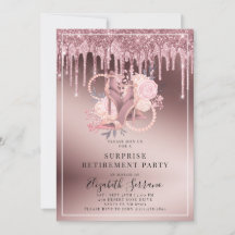 バラ金ゴールドグリッタードリップスサプライズ退職