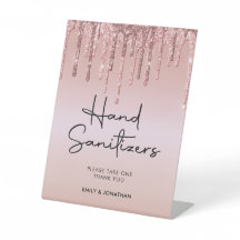 バラ金ゴールドグリッタードリップスハンドサニタイザ結婚ーズ