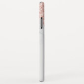 バラ金ゴールドグリッタードリップスパークルズマーブルネーム Case-Mate iPhoneケース (裏面/右)