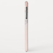 バラ金ゴールドグリッタードリップスパークルズマーブルネーム Case-Mate iPhoneケース (裏面/左)