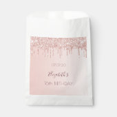 バラ金ゴールドグリッタードリップス名Sweet 16 フェイバーバッグ (正面)