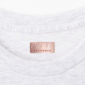 バラ金ゴールドグリッタードリップピンクカスタムモノグラム名 ラベル (貼付)