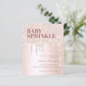 バラ金ゴールドグリッタードリップピンクガールベビー散水 (スタンド正面)