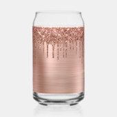 バラ金ゴールドグリッタードリップメタリック21歳の誕生日 ガラス缶 (裏面)