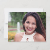 バラ金ゴールドグリッタードリプスキンセアニェラグラシアス サンキューカード (裏面)