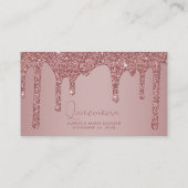 バラ金ゴールドグリッタードリプスキンセアニェラ プレイスカード (裏面)