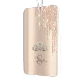 バラ金ゴールドグリッタードリプスタラ カーエアーフレッシュナー (左)