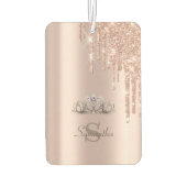 バラ金ゴールドグリッタードリプスタラ カーエアーフレッシュナー (裏面)