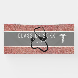 バラ金ゴールドグリッターナース卒業カドゥセウスカスタム 横断幕