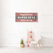 バラ金ゴールドグリッターナース卒業学年名 横断幕 (インサイチュ)