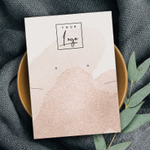 バラ金ゴールドグリッターネックレスイヤリングロゴ表示