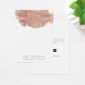 バラ金ゴールドグリッターネックレスジュエリーディスプレイカード (デスク)