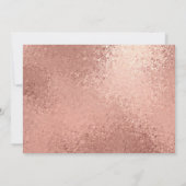 バラ金ゴールドグリッターハートマザーズデイブランチ 招待状 (裏面)