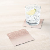 バラ金ゴールドグリッターバラフェードマッチングiPhone colo スクエアペーパーコースター (インサイチュ)