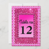 バラ金ゴールドグリッターパールシック赤面ピンクテーブルNo (裏面)