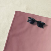 バラ金ゴールドグリッタービーチ文字付きカスタムタオル ビーチタオル (インサイチュ)