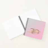 バラ金ゴールドグリッターピンクトレンディーモダンメイクアップアーティスト ノートブック (内部)