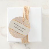 バラ金ゴールドグリッターピンクモダン予算 フェイバータグ (インサイチュ)