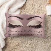 バラ金ゴールドグリッターピンク化粧まぶし赤面スパーク ランバークッション (ブランケット)