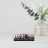 バラ金ゴールドグリッターピンク黒鞭技術者スモール ロイヤリティカード (スタンド正面)