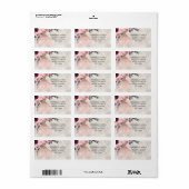 バラ金ゴールドグリッターフローラキンセアニラ ラベル (フルシート)