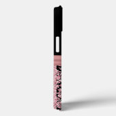 バラ金ゴールドグリッターブラックダマスク、ボウ、ダイヤモンド Case-Mate iPhoneケース (裏面 / 右)