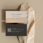 バラ金ゴールドグリッターブラックピンクモダンQRコード 名刺<br><div class="desc">バラ金ゴールドグリッターブラックピモダンンクエレガントQRコード</div>