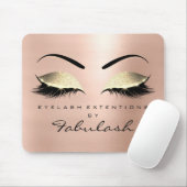 バラ金ゴールドグリッターブランディング美しいグラムラッシュ マウスパッド (マウス)