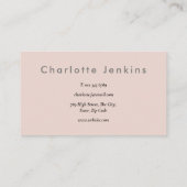 バラ金ゴールドグリッタープロフェッショナル名刺 名刺 (裏面)