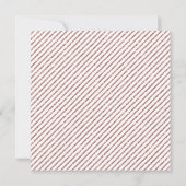 バラ金ゴールドグリッターベビーシャワー招待状 招待状 (裏面)