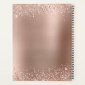 バラ金ゴールドグリッターボスレディースティレットロゴ プランナー手帳 (裏面)