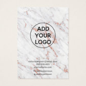 バラ金ゴールドグリッターマーブルジュアリーイヤリングディスプレイ (裏面)