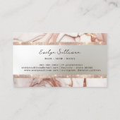 バラ金ゴールドグリッターマーブル名刺 名刺 (裏面)