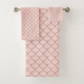 バラ金ゴールドグリッターマーメイドはかりで測 バスタオルセット (インサイチュ)