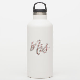 バラ金ゴールドグリッターミセス・ビニール・カットアウト シール