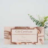 バラ金ゴールドグリッターメイクアップサロンギフト券 (スタンド正面)