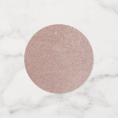 バラ金ゴールドグリッターメタリックかわいらしスパークガーリーリー コンフェッティ (スモール正面)