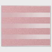 バラ金ゴールドグリッターモダンテンプレートエレガント金属 ラッピングペーパー (フラット)