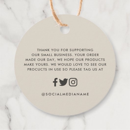 バラ金ゴールドグリッターモダン予算 フェイバータグ (裏面)