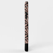 バラ金ゴールドグリッターモノグラムアールデコパターン Case-Mate iPhoneケース (裏面/右)