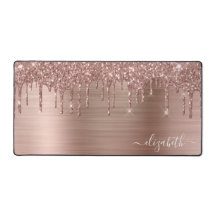 バラ金ゴールドグリッターモノグラム