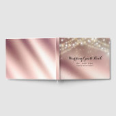 バラ金ゴールドグリッターラ結婚イト ゲストブック (全面)