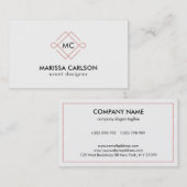 バラ金ゴールドグリッターロゴ名刺 名刺 (正面/裏面)