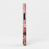 バラ金ゴールドグリッターヴィンテージバラモノグラムのフローラ Case-Mate iPhoneケース (裏面/右)