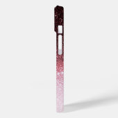 バラ金ゴールドグリッター勾配 Case-Mate iPhoneケース (裏面 / 左)