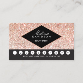 バラ金ゴールドグリッター及びグラマーサロンロイヤリティカード ロイヤリティカード