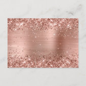 バラ金ゴールドグリッター及びホイ結婚ル詳細 エンクロージャーカード (裏面)